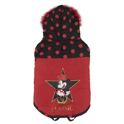 Immagine prodotto di Cappotto per cani Minnie Mouse Nero Rosso M