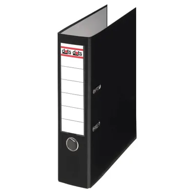 Produktbild von dots 10279321 Ordner schwarz Kunststoff 8,0 cm