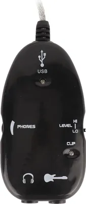 Image de Câble audio USB Guitar Link compatible MP3 WAV AIFF Connecteur d'enregistrement pour ordinateur portable