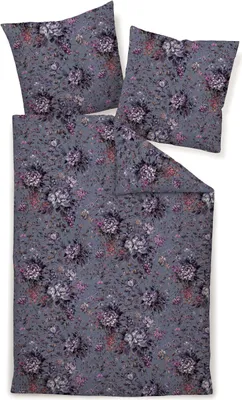 Produktbild von Janine Design Mako-Satin Bettwäsche-Garnitur MILANO 45072 Farbe dämmerungslila-05 Größe 135x200 + 80x80cm