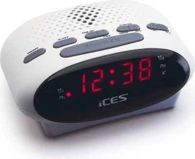 Produktbild von Ices ICR-210 White - FM rádiobudík, biely