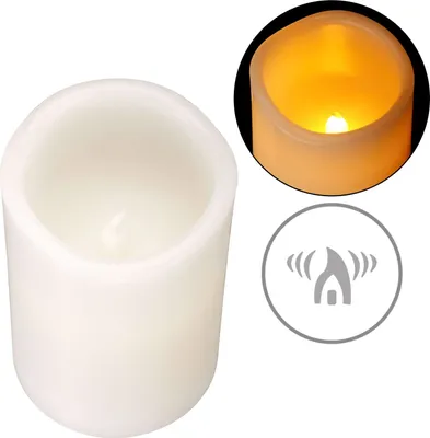 Image de MONZANA® 10x Bougie LED en cire à piles différentes tailles avec télécommande fausse flamme fixe ou vacillante minuteur