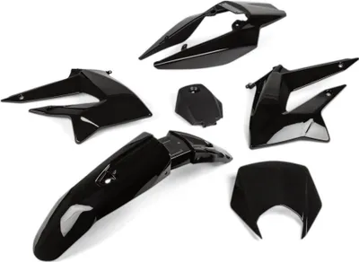 Produktbild von Str8 Verkleidungskit 6 Teile Schwarz für Derbi DRD X-Treme 2011 - 2017