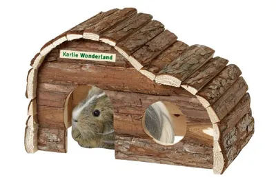 Produktbild von Nagerhaus Wonderland Hamster Meerschweinchen Spielhaus Schlafplatz 28x18x16 cm