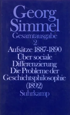 Produktbild von Simmel, G: Gesamtausgabe 2