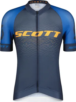 Produktbild von Scott Kurzarm Fahrradtrikot - RC PRO SS - Blau/Orange S