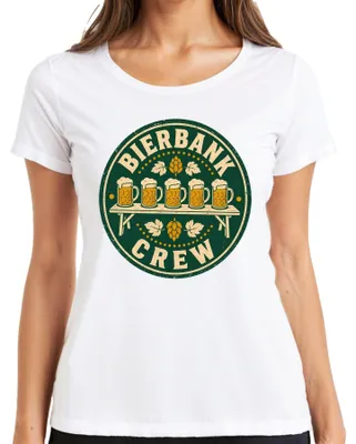 Productafbeelding van , Wiesn, feest, vrienden, lederhosen, dirndl, vrijgezellenfeest, dames T-shirt, wit, maat S