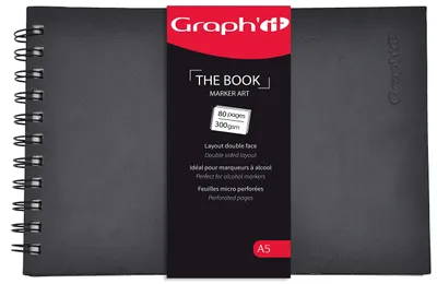 Imagen del producto de Cuaderno de dibujo A5 GRAPH'IT, con 40 hojas