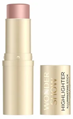Zdjęcie produktu dla Eveline Cosmetics Wonder Show – rozświetlacz, długotrwały efekt, błyszczące wykończenie, Odcień 02 – Pakiet 3 szt.