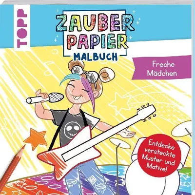 Produktbild von Zauberpapier Malbuch Freche Mädchen