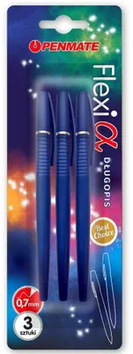 Image de Stylo Flexi Alpha bleu 3pcs PENMATE