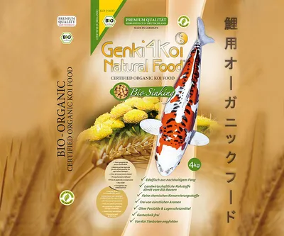 Produktbild von Koifutter Genki4Koi Natural Food®  Sinking 5 kg 4 mm - IT  013