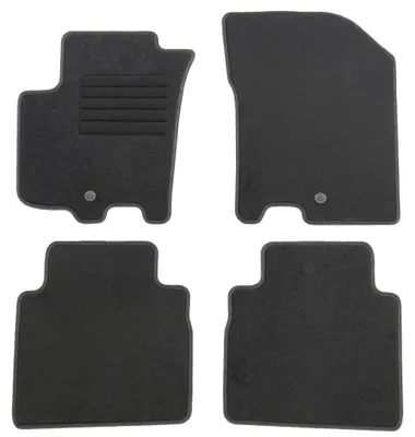 Fußmatten-Set für Suzuki SX4 S-Cross, 10/2013-12/2021, 4-teilig, Schwarz
