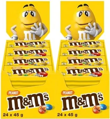 Produktbild von M&Ms Peanut 2x 24x45g
