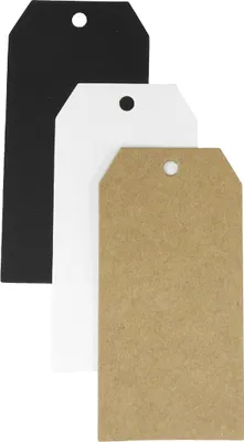 Produktbild von Geschenkanhänger Deko Anhänger Papier Namensschild Etikett 3,5×6cm 300St Party Basteln Geschenk, 300 Stück