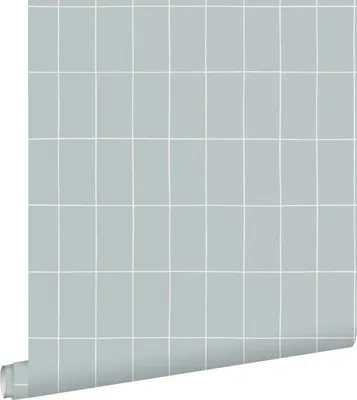 Produktbild von ESTAhome Tapete kleine Fliesen Hellblau 50 x 900 cm