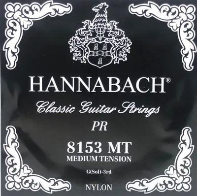 Produktbild von Hannabach 8153MT - g3 - medium (schwarz)