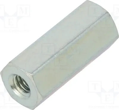 Immagine prodotto di 10 distanziatori filettati con filettatura interna M2,5, lunghezza 12 mm, esagonali; 122X12 distanziatori