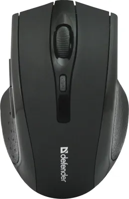 Zdjęcie produktu dla Defender Accura MM-665, Po prawej stronie, Optyczny, RF Wireless, 1600 DPI, Czarny