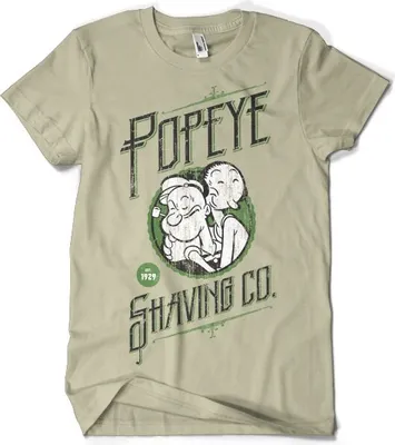 Produktbild von Popeyes Shaving Co T-Shirt - X-Large - Khaki