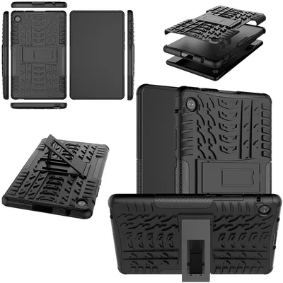 Image de Étui de protection hybride noir pour tablette Huawei MatePad T10 / T10s 2020
