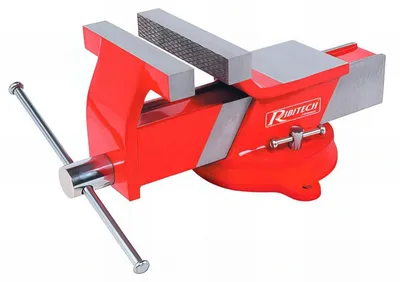 Productafbeelding van Bankschroef - Tafelbankschroef - Draaibaar - 125 mm - Zwart