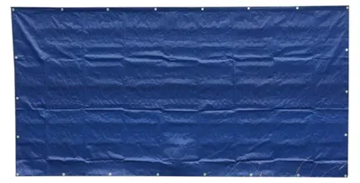 Image de 10 Stück Bauzaunplane 160g/m² blau PE 1,76m x 3,41m