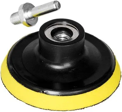Immagine prodotto di Disco abrasivo da 80 mm con adattatore per punta M10 per levigatura e lucidatura