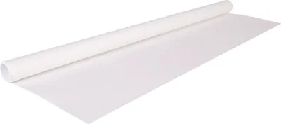 Produktbild von Clairefontaine 10x Farbiges gerilltes Kraftpapier 65g, Rolle 3x0,70m Weiß 95751C