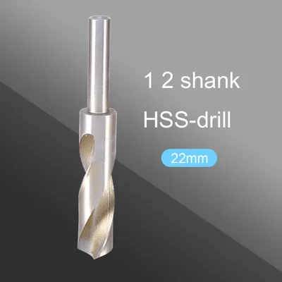 Produktbild von Hochgeschwindigkeitsstahl-Spiralbohrer,Bohrer mit geradem Schaft,Spiralbohrer-Set,1/2In Fräs-Schaftbohrer,Hochgeschwindigkeitsstahl-Bohrer,Werkzeuge für die Eisenwarenindustrie