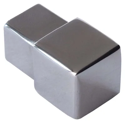 Produktbild von Dalsys Endstück Fliesenprofil 12,5mm Quadratprofil Edelstahl poliert - Endkappe für Eckprofil Fliesenschiene - Fliesenprofil Zubehör