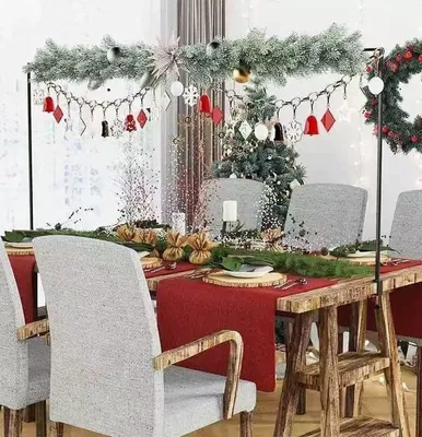 Image de Support de table avec pinces pour décorations et fêtes