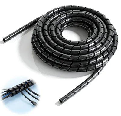 Image de Bobine de câble de 16 mm x 5 mètres, noire
