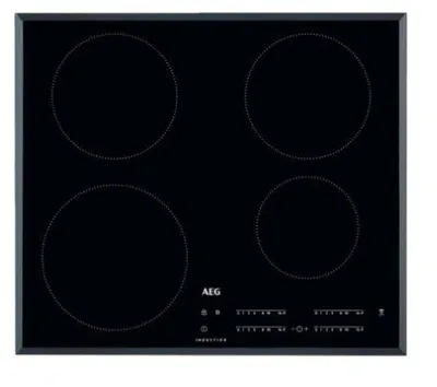 Zdjęcie produktu dla AEG IKB64401FB, Czarny, Wbudowany, 60 cm, Płyta indukcyjna strefowa, Szkło ceramiczne, 4 stref(y)