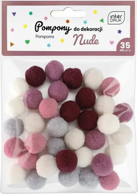 Immagine prodotto di Pompon Interdruk 35 pezzi Nude