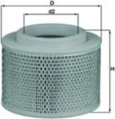 Produktbild von Luftfilter KNECHT LX 2808/1
