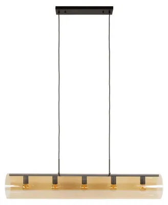 Immagine prodotto di FURNLUX Lampada da soffitto Tubo Nero 120 cm / Colore principale: Nero / Dimensioni: 120 x 150 x 20 cm