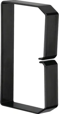 Produktbild von Hager B801203, Schwarz, PVC