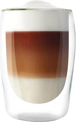 Zdjęcie produktu dla Szklanki do Latte Macchiato Melitta, 2 sztuki, 300 ml, Borosilikatowe, Podwójne ścianki, Transparentne