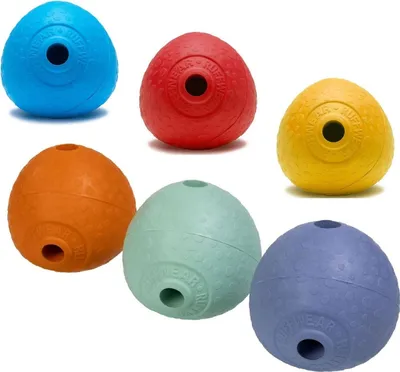 Produktbild von Ruffwear Huckama Hundespielball Ruffwear ⌀ 8 cm, Farbe:Sockeye Red