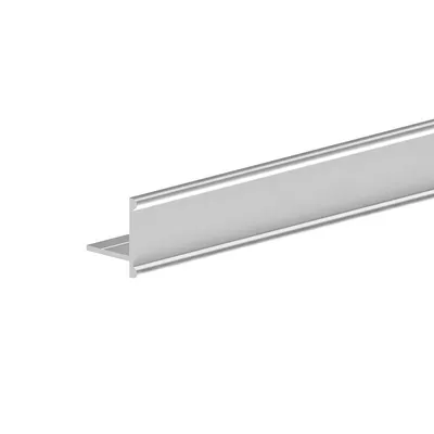 Produktbild von T-Profil Aluminium eloxiert, silber, 180 cm, für Schranktüren, max. Türstärke 18 mm, kompatibel mit SLID'UP 210, 220