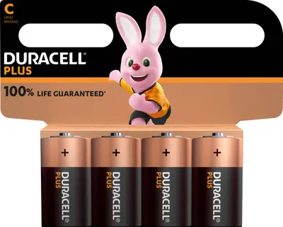 Obrázek produktu pro Duracell Batterie Plus NEW -C   (MN1400/LR14) Baby      4St.