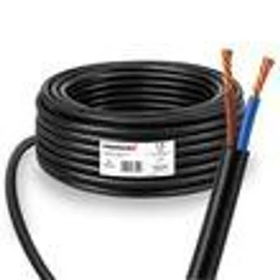 Produktbild von PremiumX Schlauchleitung H05VV-F 2x0,5 mm² 30 Meter flexible Anschlussleitung PVC