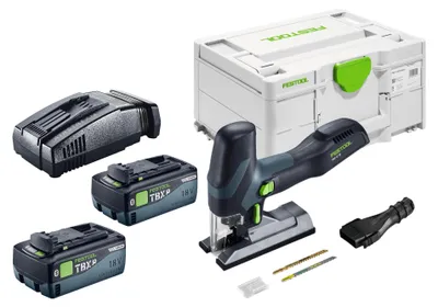 Produktbild von Festool PSC-E 18 EB-Basic Akku Pendelstichsäge 18 V 40 mm + 2x Akku 8,0 Ah + Ladegerät + Systainer