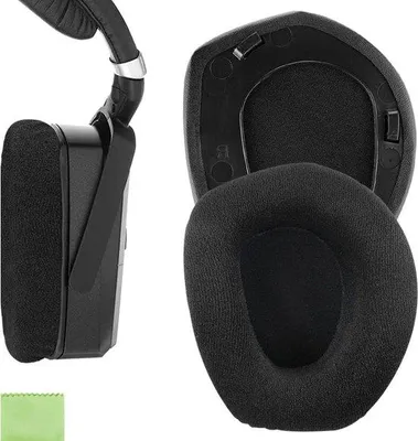 Image de Coussinets d'oreille de rechange en velours pour la réparation d'un casque