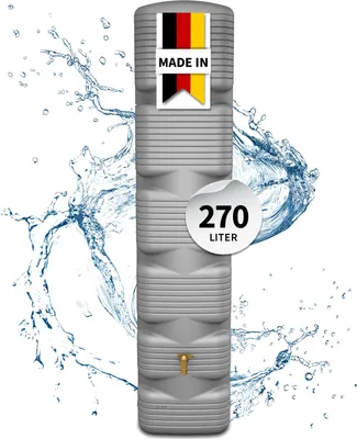 Produktbild von 4rain QUADRO Wandtank 270 Liter betongrau