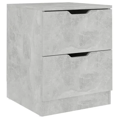 Obrázek produktu pro Noční stolek betonově šedý 40 x 40 x 50 cm dřevotříska