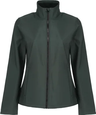 Image de Regatta Professional - Veste Softshell à imprimer pour femme RG3561 (38 FR) (Vert sapin foncé/noir)