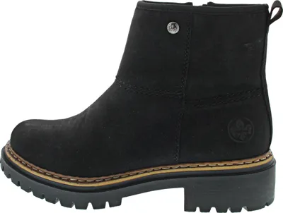 Produktbild von Rieker Damen Stiefelette Reißverschluss Warmfutter Ziernaht 72671, Größe:41 EU, Farbe:Schwarz