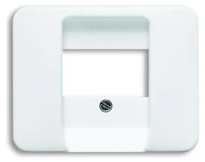 Productafbeelding van BJ alpha nea afdekplaat voor TAE/1766-24G, kleur: alabaster/studie wit, hoogglans